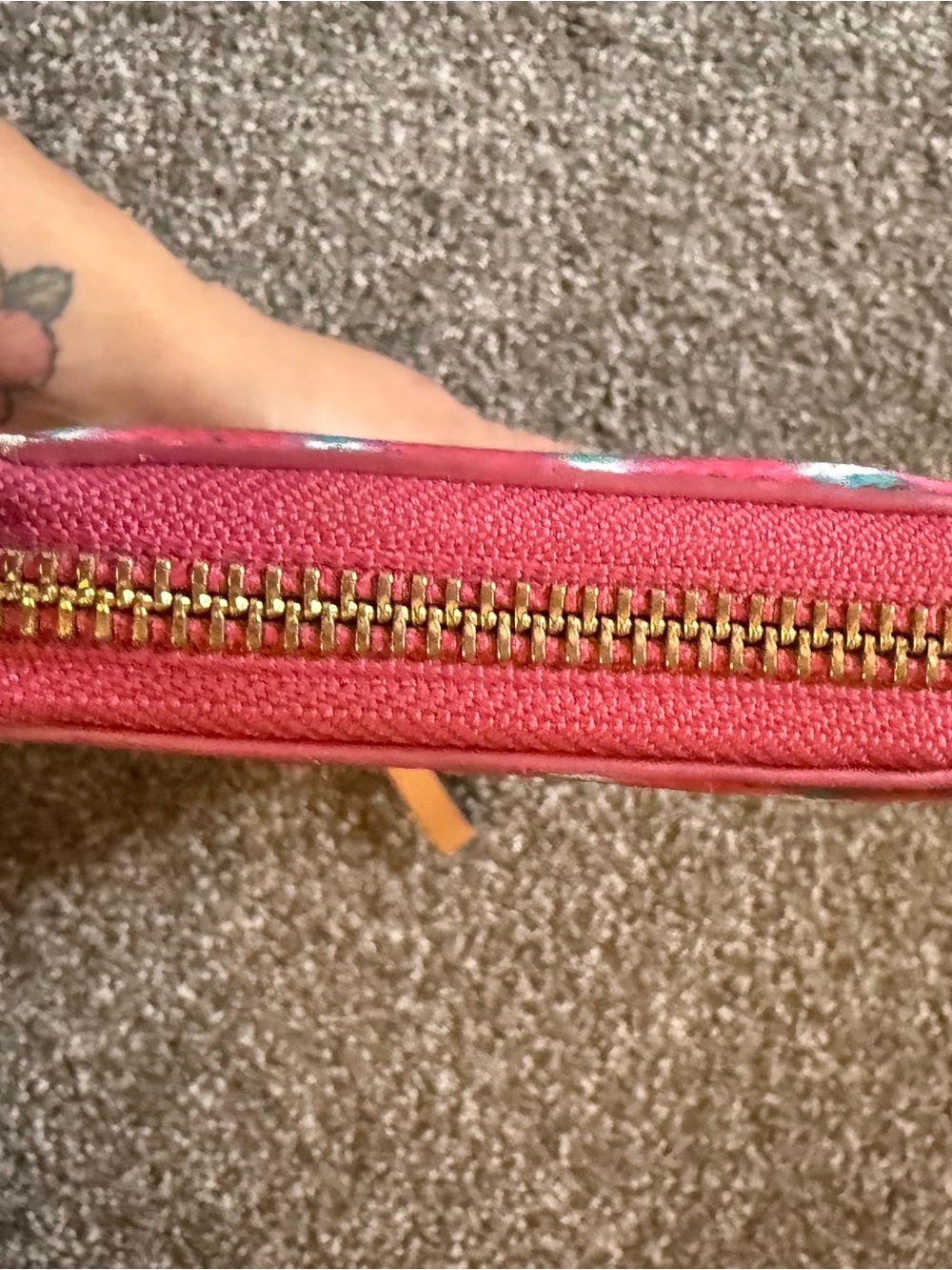 Tory Burch Pink Pink Multicolor Zip Around Wallet Project/Rehab - Picture 6 of 10